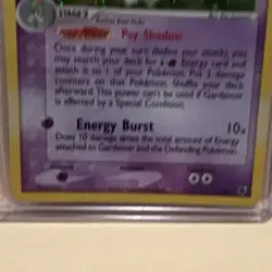 Gardevoir Holo Card 7/109 Ruby & Sapphire Pokemon Ex TCG Rare - Image 2