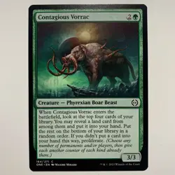 Contagious Vorrac - 164/271 - Phyrexia: All Will Be One - Magic: The Gathering - Image 1