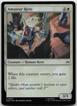 Amateur Hero C Marvel's Spider-Man: Eternal-Legal 1 LP 2025 Anthony Devine Foil - Image 1