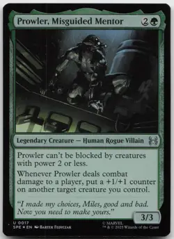 Prowler, Misguided Mentor U Marvel's Spider-Man: Eternal-Legal 17 LP 2025 Bartek - Image 1