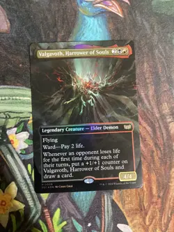 Valgavoth, Harrower of Souls (Borderless) Commander: Duskmourn: House of Horror - Image 1