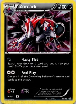 Zoroark - BW09 BW09 Holo Promo Black And White Promo Pokemon NM - Image 1