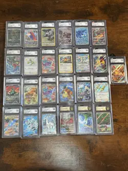 🔥NO RESERVE! 50x SLABS! All GEM 10+ Pokemon Graded Lot CGC🔥 - Image 1