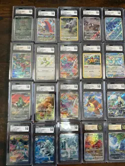 🔥NO RESERVE! 50x SLABS! All GEM 10+ Pokemon Graded Lot CGC🔥 - Image 2