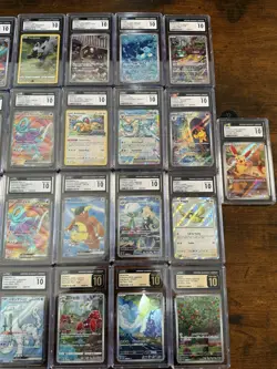🔥NO RESERVE! 50x SLABS! All GEM 10+ Pokemon Graded Lot CGC🔥 - Image 3