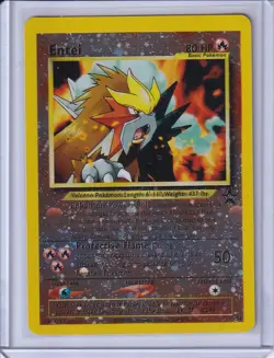 Pokemon - Entei - 34 WOTC Black Star Promo - Reverse Holo - NM/M - Image 1