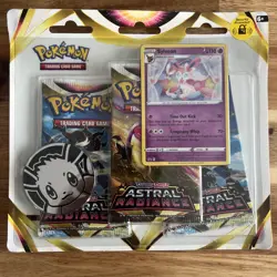 Pokemon TCG Astral Radiance 3 Pack Blister Sylveon - Image 1