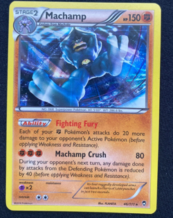 Pokemon TCG Machamp Furious Fists 46/111 Holo Rare (NM/LP) - Image 1