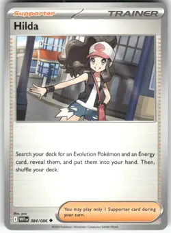 Hilda 084/086 Uncommon White Flare Pokemon Near Mint - Image 1