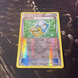 Pokemon Breakthrough Reverse Holo Town Map 150/162 - Image 1