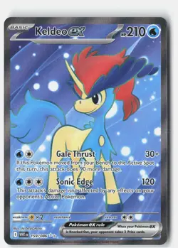 Keldeo ex 159/086 Holo Ultra Rare White Flare Pokemon - Image 1