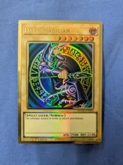Yu-Gi-Oh Dark Magician Blue Eyes Red Eyes Gold Rare Card MAGO-EN001-003 NM - Image 5