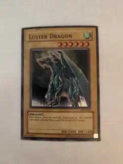 Yugioh! TCG Luster Dragon LOD-050 Super Rare Unlimited - MP - Image 1