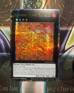 *** INFERNAL FLAME BANSHEE *** QUARTER CENTURY SECRET RARE AGOV-EN043 YUGIOH! - Image 1