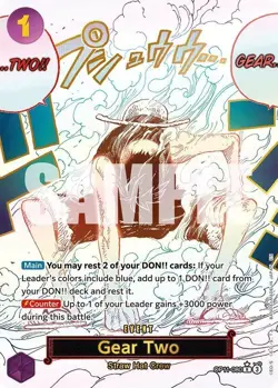 One Piece Gear Two (Alternate Art) Manga Event - A Fist of Divine Speed (OP11) - Image 1