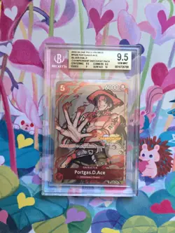 Portgas.D.Ace (CS 2023 Event Pack) P-028 One Piece Championship BGS9.5 - Image 1