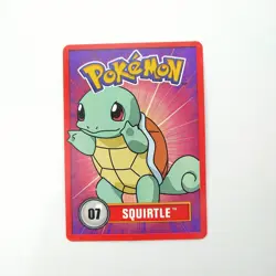 Rare 1998 Pokemon Squirtle Official Nintendo Promo Card #07 - Image 1