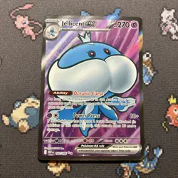 Jellicent ex 160/086 NM -Full Art Pokemon Card- White Flare (2z) - Image 1