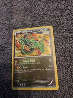Pokemon Rayquaza Holo Rare Basic Card 120 HP 11/20 2012 English - Image 1