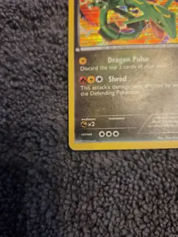Pokemon Rayquaza Holo Rare Basic Card 120 HP 11/20 2012 English - Image 2