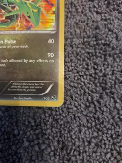 Pokemon Rayquaza Holo Rare Basic Card 120 HP 11/20 2012 English - Image 3
