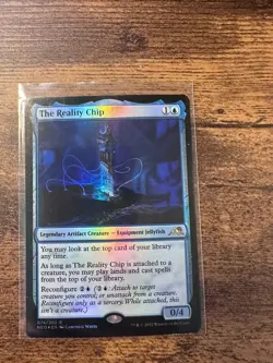 The Reality Chip - Foil - Kamigawa: Neon Dynasty - NM - MTG - Image 1