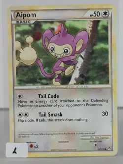 Aipom - HS Unleashed - 43/95 - Pokemon TCG - Common - A - Image 2