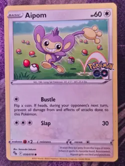 Aipom 056/078 Common Pokemon GO Pokemon Near Mint - Image 1