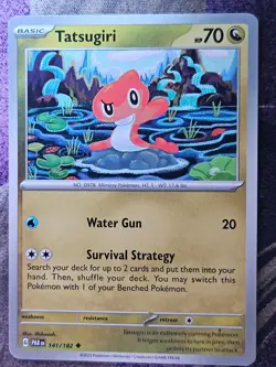 Tatsugiri 141/182 Uncommon Paradox Rift Pokemon Near Mint - Image 1