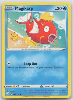Magikarp 039/192 Common Rebel Clash Pokemon Lightly Played - Image 1
