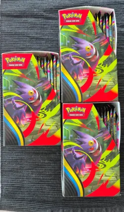 Pokemon TCG Phantasmal Flames Half Booster Boxes (x3 Unsealed) (x54 Boosters) - Image 2