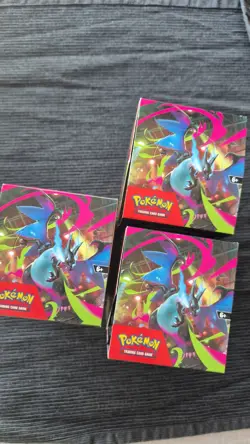 Pokemon TCG Phantasmal Flames Half Booster Boxes (x3 Unsealed) (x54 Boosters) - Image 3