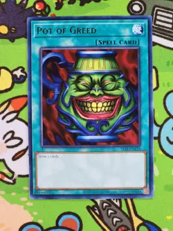 Pot of Greed 25th Anniversary Legend of Blue Eyes White Dragon LOB - Image 1