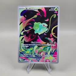 Bulbasaur 133/132 Me01: Mega Evolution Holo Full Art IR Pokemon TCG - NM - Image 1