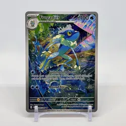Frogadier 089/086 CHAOS RISING ILLUSTRATION RARE Pokemon TCG EN 100HP - Image 1