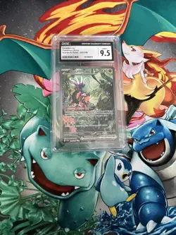 2023 POKEMON SCARLET & VIOLET SPECIAL ILLUSTRATION RARE #247 KORAIDON EX CGC 9.5 - Image 1