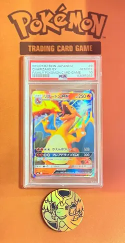 Pokemon Charizard GX 009/051 PSA 10 JP Sun Moon Family Game 2019 - Image 2