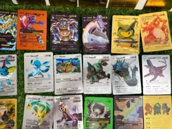 Pokemon Gold Foil Fan Art Display Cards bundle joblot (A131) - Image 4