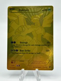 2013 Pokemon Black & White Legendary Treasures Zekrom #115/113 - Image 1