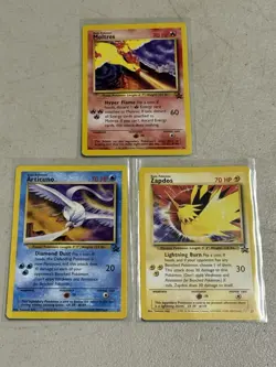 Pokemon TCG Black Star Promo Legendary Bird 21 22 23 Zapdos Moltres Articuno - Image 1