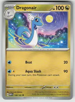 Dragonair 148/165 Uncommon 151 Pokemon Lightly Played - Image 1
