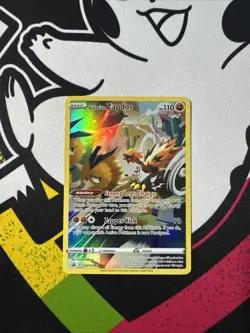2019 Pokemon SWSH Black Star Galarian Zapdos SWSH283 MP Crown Zenith Promo - Image 1