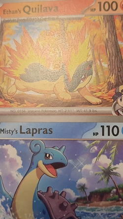 Misty's Pokemon Destined Rivals Ghost Print Errors: Lapras/Starmie/Archer/Lacey - Image 2