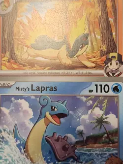 Misty's Pokemon Destined Rivals Ghost Print Errors: Lapras/Starmie/Archer/Lacey - Image 5