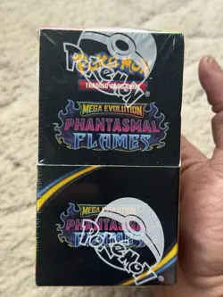 Pokemon TCG Mega Evolution Phantasmal Flames Booster Box Sealed 18 Packs NEW - Image 2