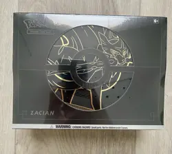 Pokemon TCG Sword & Shield Zacian ETB Elite Trainer Box Plus Factory Sealed ✅ - Image 1
