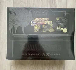 Pokemon TCG Sword & Shield Zacian ETB Elite Trainer Box Plus Factory Sealed ✅ - Image 2