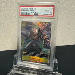 Roronoa Zoro (Illustration Box Vol.3) OP07-113 One Piece Promotion Cards PSA 10 - Image 1