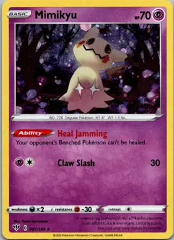 Mimikyu - (Cosmos Holo) Promo Miscellaneous Cards & Products 081/189 NM - Image 1