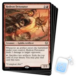 HEDRON DETONATOR X4 March Of The Machine: Commander Magic MTG MINT CARD - Image 1